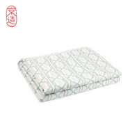 京造 可水洗蚕丝夏被 湖绿色 200*230cm