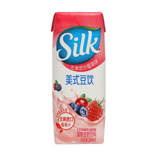 Silk 北美混合莓果味 调制豆奶245ml*15包 礼盒装 植物优选