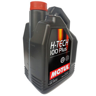 摩特（MOTUL）H-TECH 100 PLUS 全合成机油润滑油5W-30 SN级 4L