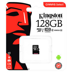  Kingston 金士顿 Class10 UHS-I MicroSD（TF）储存卡 128GB