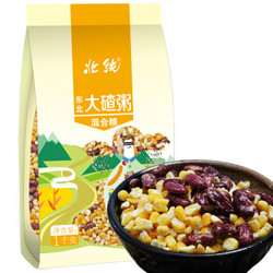 北纯 东北混合粮大碴粥1kg *3件