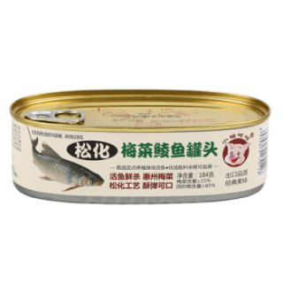 小猪呵呵梅菜鲮鱼罐头184g