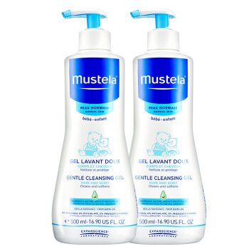 mustela 妙思乐 洗发沐浴露 (500ml*2)