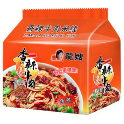 龙嫂 米线 香辣牛肉 方便面粉丝 非油炸 500g *2件