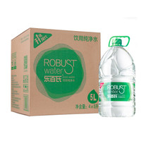 Robust 乐百氏 饮用纯净水 5L*4瓶 整箱装
