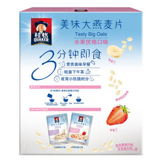 QUAKER 桂格 美味大燕麦片 水果优格口味 500g