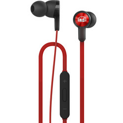 荣耀魔声耳机线控入耳式手机耳机立体声原装耳塞AM15红色适用于华为荣耀手机