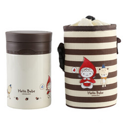 LOCK&LOCK 乐扣乐扣 HBB340BRW HELLO BEBE 焖烧罐 500mL +凑单品