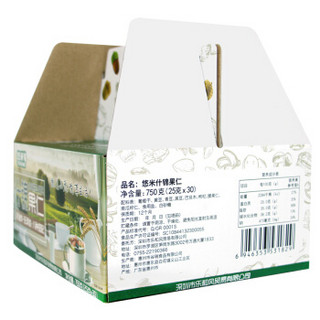 umi 悠米 休闲零食大礼包 混合什锦豆果仁果干750g/盒（25g*30包）