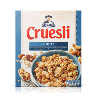 QUAKER 桂格 Cruesli 混合坚果谷粒即食燕麦片 500g/盒