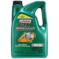 Castrol 嘉实多 嘉护 半合成机油 5W-20 GTX 高里程 SN 5Qt 4.73L/桶 +凑单品