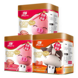 FangGuang 方广 含钙猪肉酥原味100g*2+原味牛肉酥100g组合套装 *3件