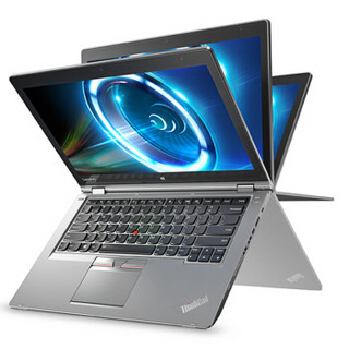 Lenovo 联想 S系列 ThinkPad S3 （07CD）14英寸翻转触控轻薄笔记本电脑（i5-6200U 4G 500G+128GSSD FHD IPS）银色