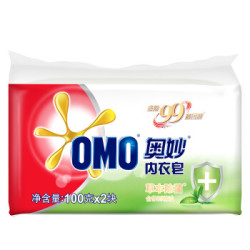 OMO 奥妙 内衣皂 草本除菌 100gx2块