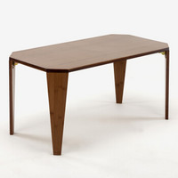 多瓦娜DOWANA 茶几 可折叠竹木工艺免安装茶几 家用小桌子DWN-B002