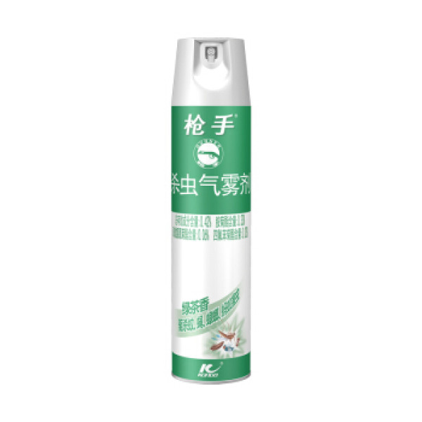 枪手杀虫气雾剂绿茶香600ml