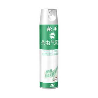  枪手 杀虫气雾剂 绿茶香 600ml