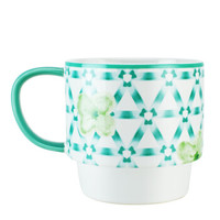 咖世家咖啡 COSTA 咖世家 陶瓷马克杯 花漾新夏-绿 350ml