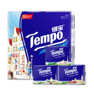 Tempo 得宝 无香手帕纸 4层*7张*12包