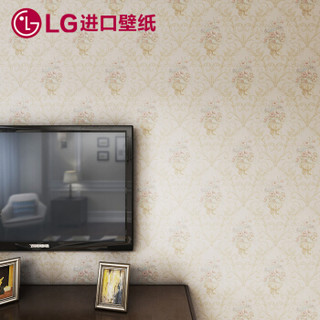 LG 裸粉色 1012-2宫廷锦缎花 进口环保墙纸 (欧式)