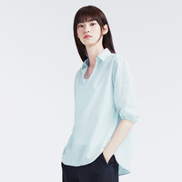 lativ 诚衣 34063011 女士棉麻衬衫
