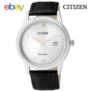 CITIZEN 西铁城 AW1236-11A 光动能情侣手表 男款