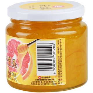 GSY 冠生园 蜂蜜柚子罐头 500g