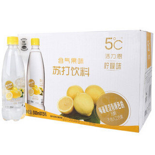 HORIEN5°C 5°C活力恩  柠檬味 含气果味苏打饮料 500ml*15瓶