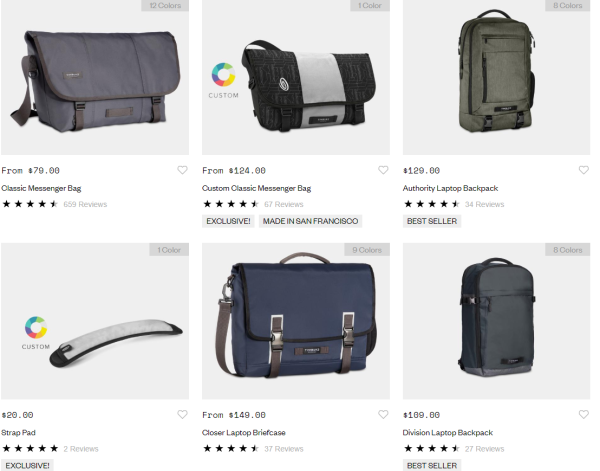 TIMBUK2 天霸 美国官网 折扣促销