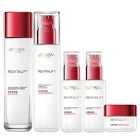 L'OREAL PARIS 巴黎欧莱雅 复颜抗皱套装 ((复颜清乳柔肤水130ml+复颜抗皱紧致滋润眼霜15ml++复颜抗皱紧致滋润日霜 25ml +乳液 50ml*2))