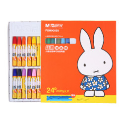 M&G 晨光 FGM90058 米菲卡通丝滑油画棒 24色/盒 *13件