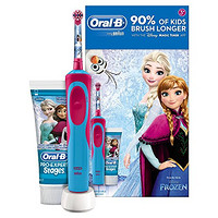 Oral-B 欧乐-B 81611615 儿童电动牙刷 冰雪奇缘卡通人物版 礼盒装带牙膏