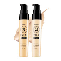 Mistine 24小时 持久不脱妆 粉底液 25ml*2瓶 *2件