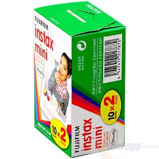 FUJIFILM 富士 instax mini 相纸 白边 双盒套装