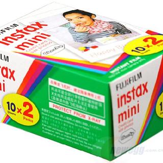 FUJIFILM 富士 instax mini 相纸 白边 双盒套装