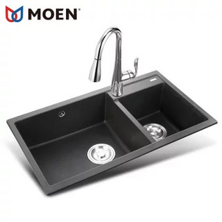 MOEN 摩恩 27901 龙头水槽双槽套装