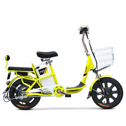 小刀电动车 TDR-1602Z 新款成人助力电动车 电动自行车 36V人气脚踏代步车 心语靓亚黄