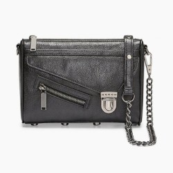 REBECCA MINKOFF 瑞贝卡·明可弗 JAMIE HH17GJMX49-001 女士单肩斜挎包 黑色 *3件