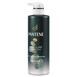 PANTENE 潘婷 活性炭无硅油 头皮净透强发洗护套装 (洗530ml*2+护300ml+洗50ml+护50ml)