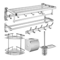 KONKA 康佳 太空铝挂件毛巾架六件套装