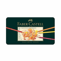 Faber-Castell 辉柏嘉 POLYCHROMOS 炫彩彩色铅笔 120色 绿铁盒