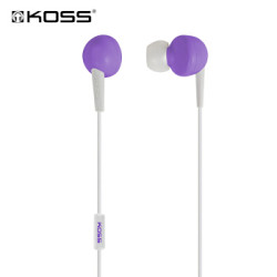 高斯(KOSS) KEB6iV 时尚入耳式耳塞 带麦 紫色