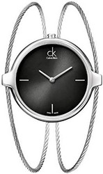 Calvin Klein 卡尔文·克雷恩 Agile 系列 圆形表盘手链式女士时尚腕表 K2Z2M111