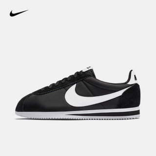 NIKE 耐克 CLASSIC CORTEZ NYLON 男子休闲运动鞋 (42.5、807472-011黑/白)