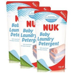 NUK 儿童洗衣液补充装(750ml*3袋) *2件 +凑单品