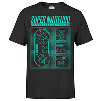 凑单品：SUPER NINTENDO 任天堂 ENTERTAINMENT SYSTEM系列 主题T恤 *3件