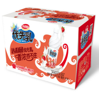 达利园 优先乳 草莓味含乳饮料 500ml*15瓶