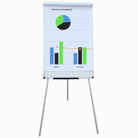 AUCS 60*90cm白板支架式移动办公会议教学家用磁性写字板 搪瓷面板 1090903