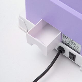 齐心（Comix）ES3000 热熔铆管手动机 双手柄小巧型 财务凭证机 专用手动装订 温莎紫