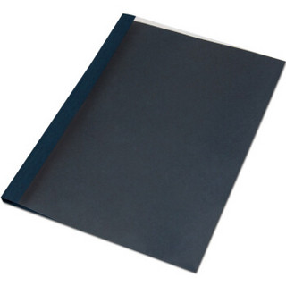 DSB 热熔封套 A4 6mm 装订60页 蓝色 24个/盒 超高透明 艺术纸封皮 胶装封面